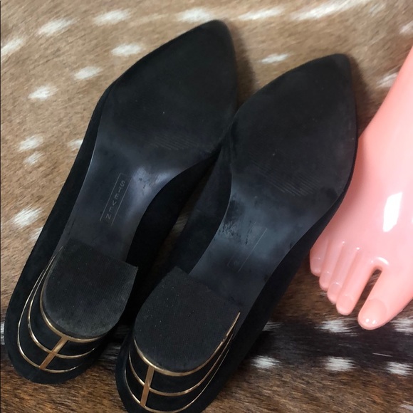 Steven By Steve Madden Buena Black Suede Heels Sz8 - Picture 8 of 8
